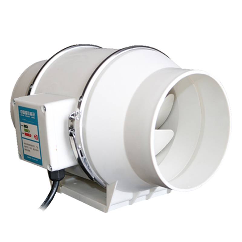 Round pipeline fan Kitchen smoke and air fan toilet strong quiet smoke exhaust fan Moxibustion fan house