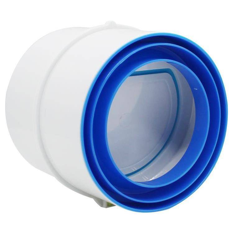 110/75pvc pipeline stop valve back valve toilet air -changing fan bathing against the inverse valve anti -flavored fresh air system windproof