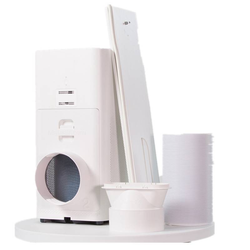 Hard board rice skin adaptation of left and right translation windows Xiaomi air purifier upgrade fresh air system ventilation and ventilation