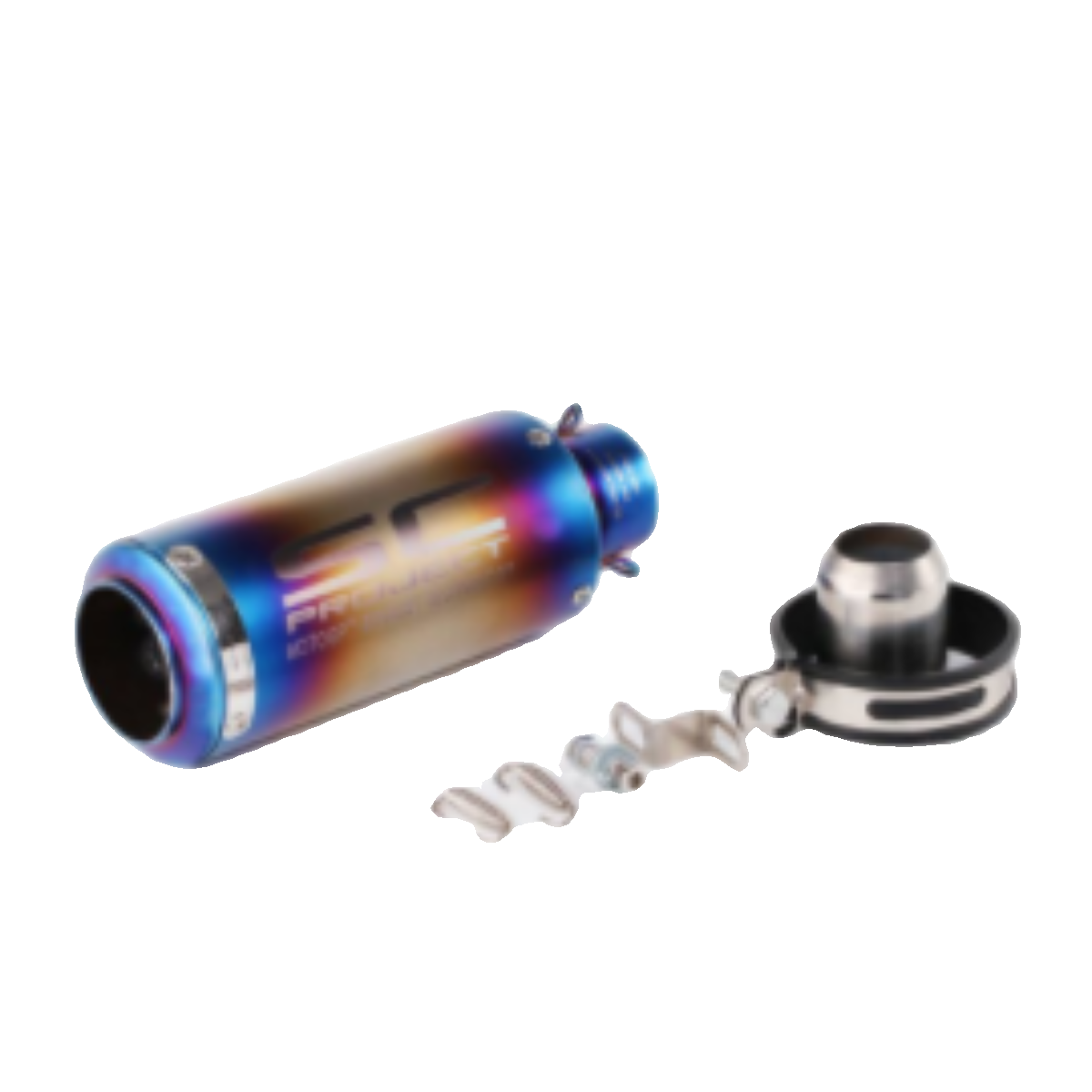 Motorcycle exhaust pipe modified sports car sound exhaust pipe Yamaha little ninja hexagon SC bombing street exhaust pipe