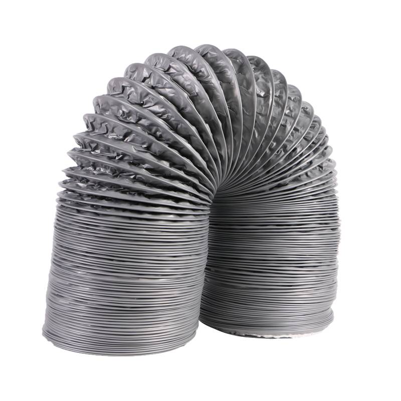 Thickened PVC aluminum foil round composite pipe fresh air system telescopic hose replacement fan exhaust pipe ventilation pipe flame retainment