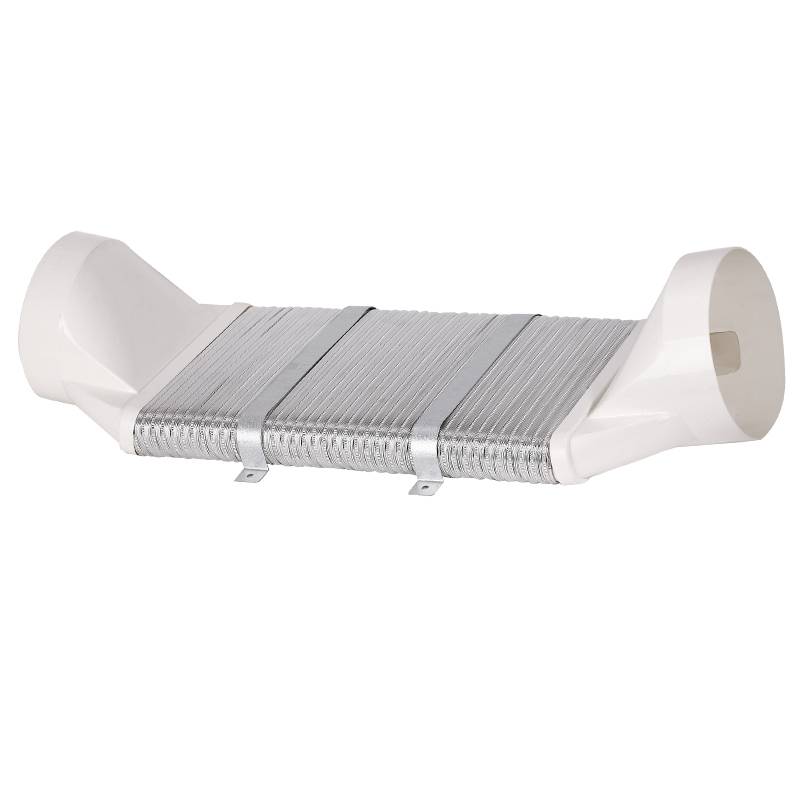 Fresh air system cross beam device/ventilation flat pipe 75/110/160mm ABS air ducts switch to the beam curve