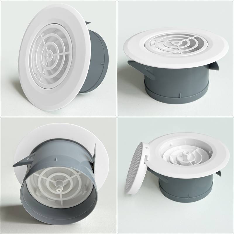 Fresh air outlet room 2.5mm ultra -thin round inlet exhaust air outlet new air outlet ventilation ventilation air inlet