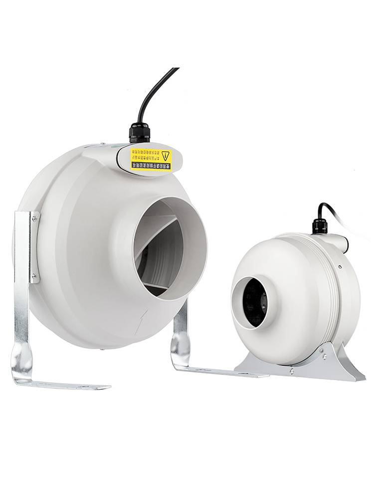 Big sucking kitchen oil fume pipeline pipeline air -to -machine commercial use bathroom strong quiet fresh air system exhaust fan
