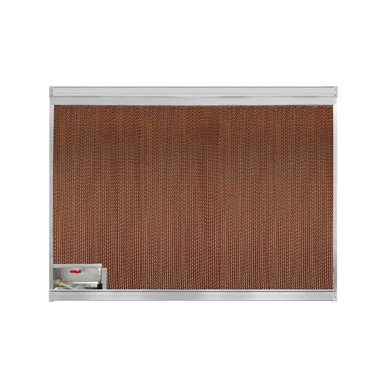 Water curtain wall cooling system stainless steel internal circular wet curtain paper all -in -one water curtain fan breeding greenhouse factory equipment