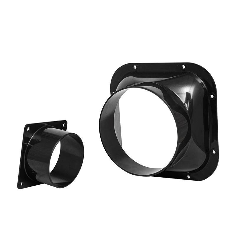 Fresh air system rotor interface pipeline fan ABS flange connector round interface Tianyuan local Bolong exhaust