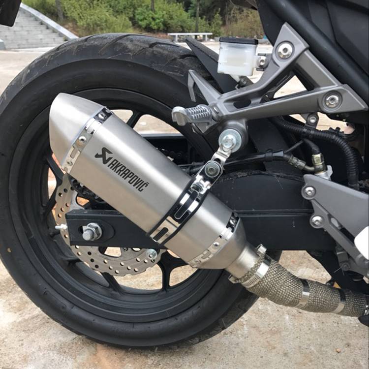 Motorcycle modified sports car sound exhaust pipe small hexagon 600 spring breeze ninja cars and exhaust universal