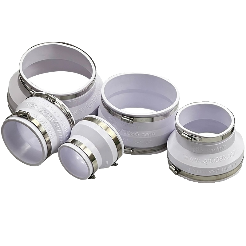 Fresh air variable diameter soft connection large and small head pipeline fan new fan exhaust fan connection PVC pipe soft joint
