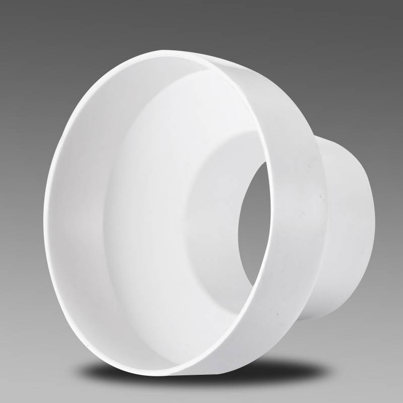 ABS plastic fresh air pipeline variable diameter connecting ventilation system ventilation system to replace the air fan variable diameter connecting large and small head