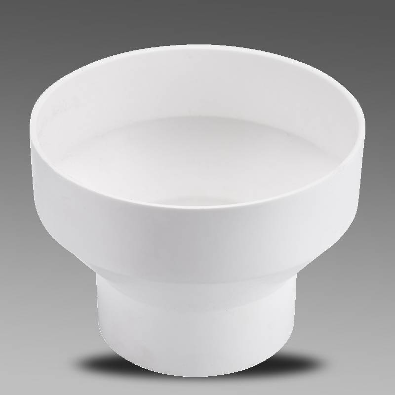 ABS plastic fresh air pipeline variable diameter connecting ventilation system ventilation system to replace the air fan variable diameter connecting large and small head