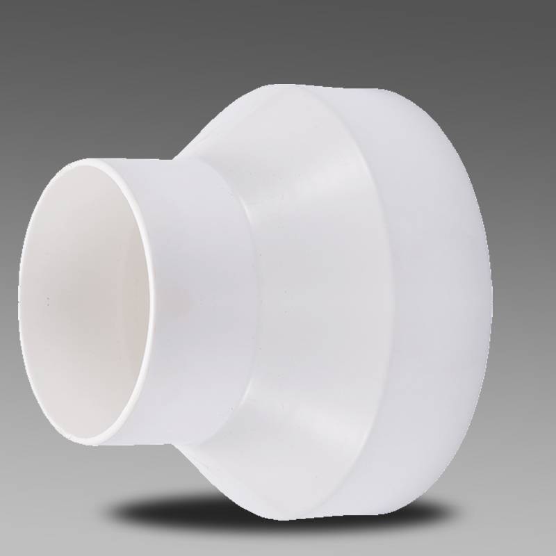 ABS plastic fresh air pipeline variable diameter connecting ventilation system ventilation system to replace the air fan variable diameter connecting large and small head