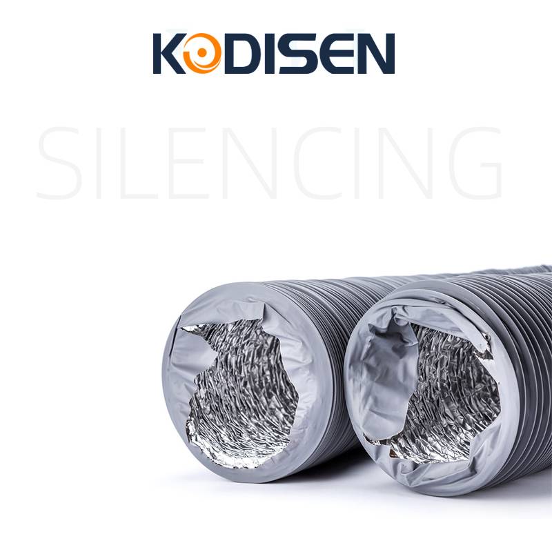 Kodisen thickened PVC aluminum foil composite tube fresh air system hose exhaust fan ventilation pipe