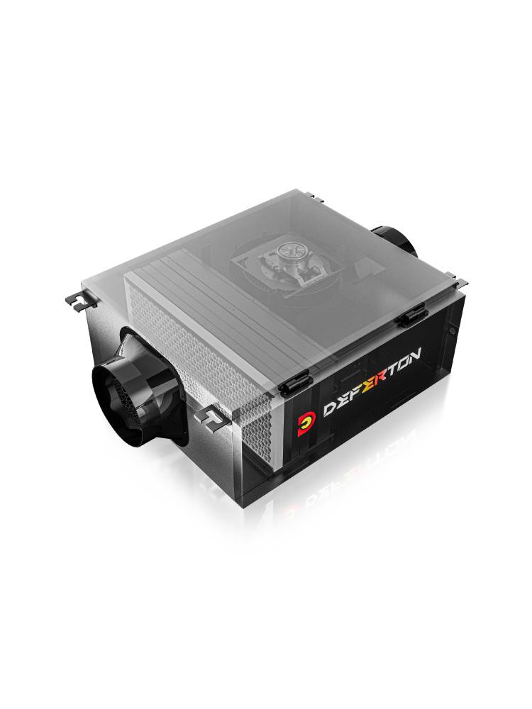 Fresh air system commercial room ventilation air -changing hot pot restaurant KTV chess and card room smoking unilateral streamlife new fan