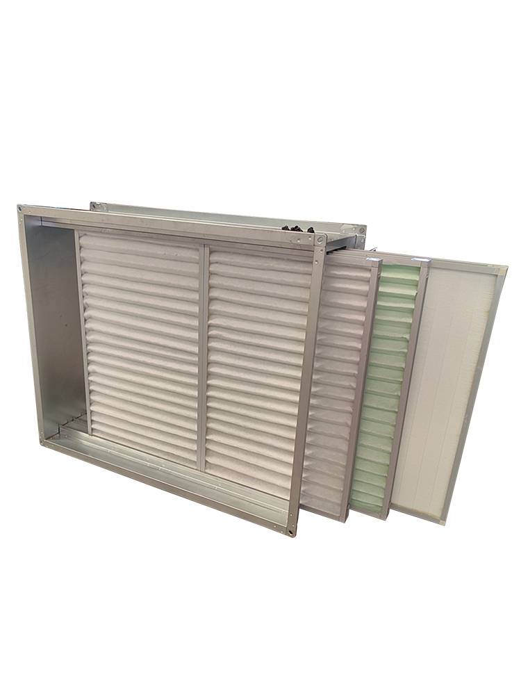 Pipe -type purification section Filtering section Fresh air system Pipeline exhaust junior high -school air -conditioned air -conditioning aircup cabinet purification box
