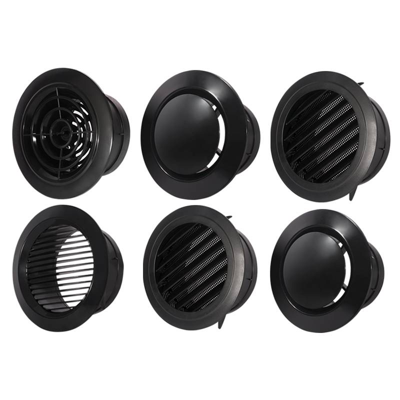 Round ABS New Wind Fleeces Frozen System Rowing Outlet Black New Wind Central Air Conditioning Flee Explosion Card Covers