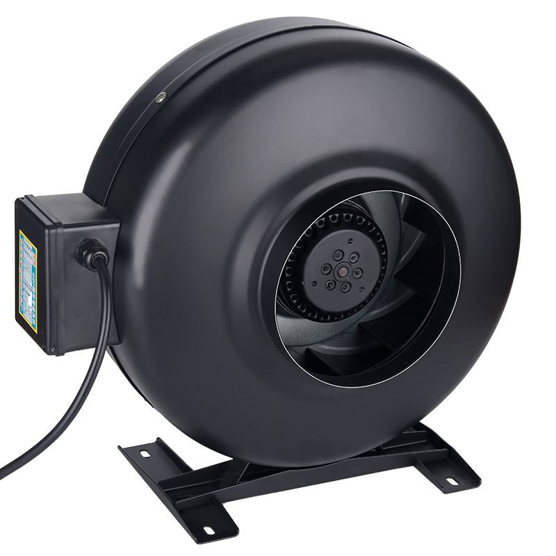 Cushioning machine commercial large suction turbocharged household oil fume kitchen fans strong silent pipeline pipe pipe fan