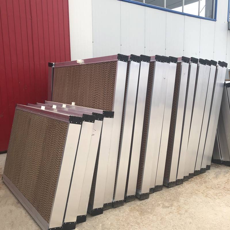 Stainless steel water curtain wall farm for all -in -one cooling system Factory aluminum alloy wet curtain fan water curtain paper