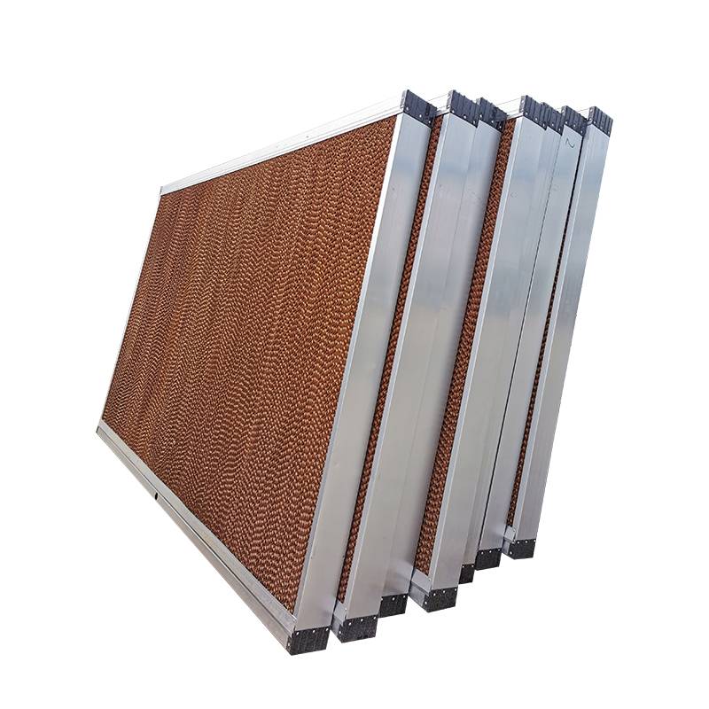 Stainless steel water curtain wall farm for all -in -one cooling system Factory aluminum alloy wet curtain fan water curtain paper