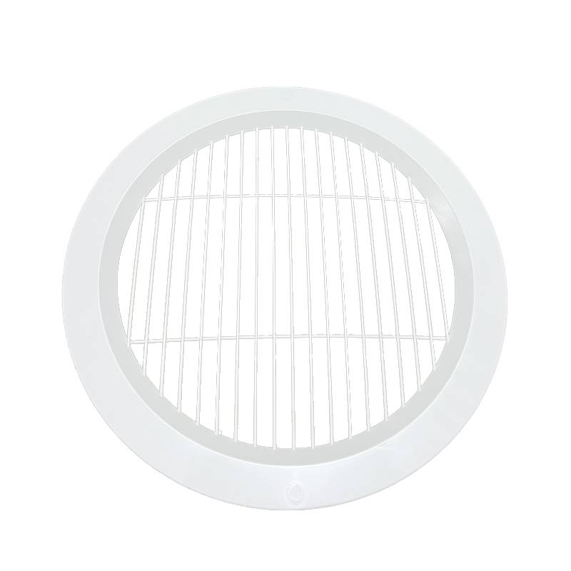 ABS fresh air system out of the air outlet at 0 degrees, straight exhaust, round -shaped shutter central air -conditioning ventilation pipeline exhaust port