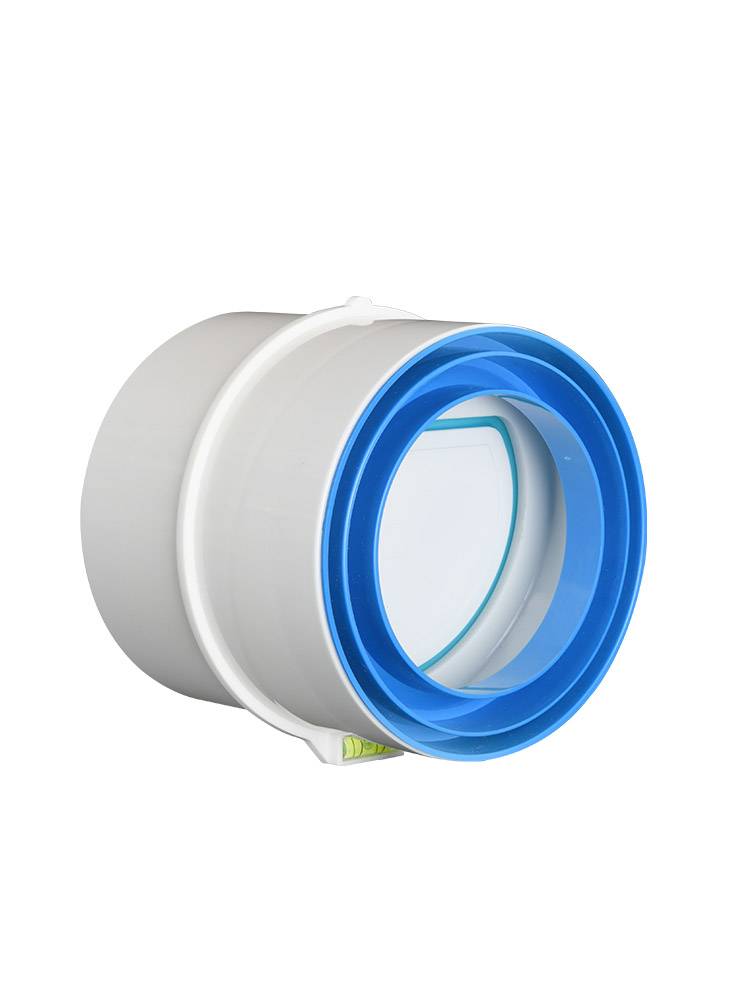 110/75pvc toilet stop valve bathing fan pipes to stop valve anti -string flavor fresh air system windproof