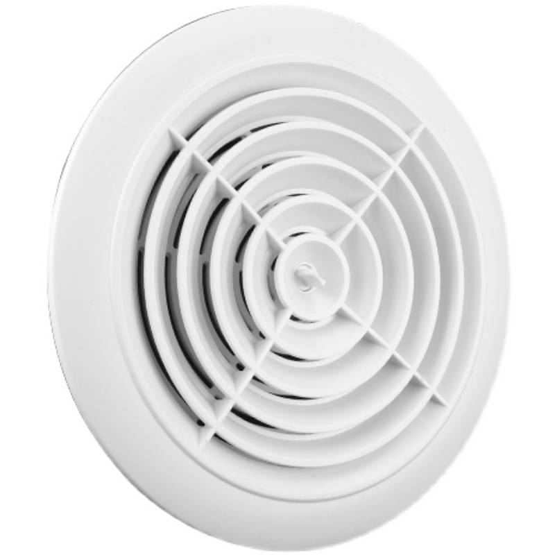ABS new air outlet round outlet can distribute the exhaust port, fresh air system ceiling decoration ventilation mouth cover