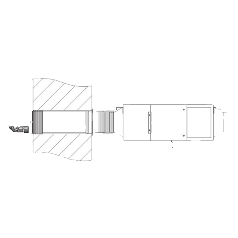 Fresh air system negative pressure inlet air inlet wall outer wall through wall wind hat pipeline fooder range hood exhaust fans