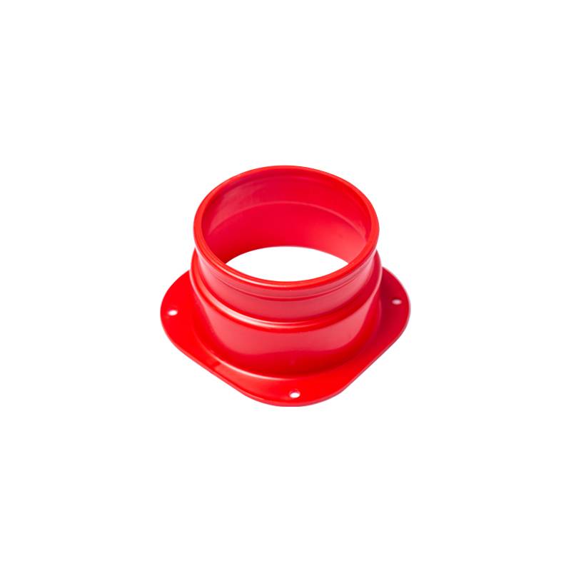 Fresh air system method Lan connector air -conditioning air -conditioning inlet and outlet square turntable plastic pipelines connect to Ai Ai to fix