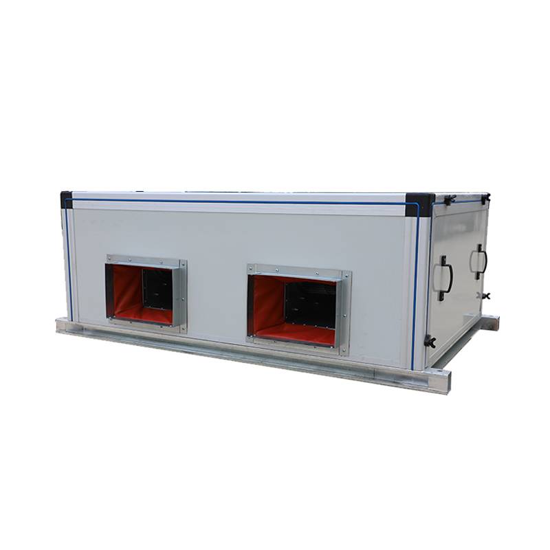 Ceiling new air system air can handle the unit of household room filtering air to gas exchange central water -cooled air conditioner