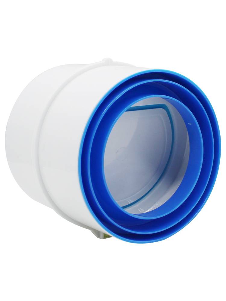 110/75pvc pipeline stop valve back valve toilet air -changing fan bathing against the inverse valve anti -flavored fresh air system windproof