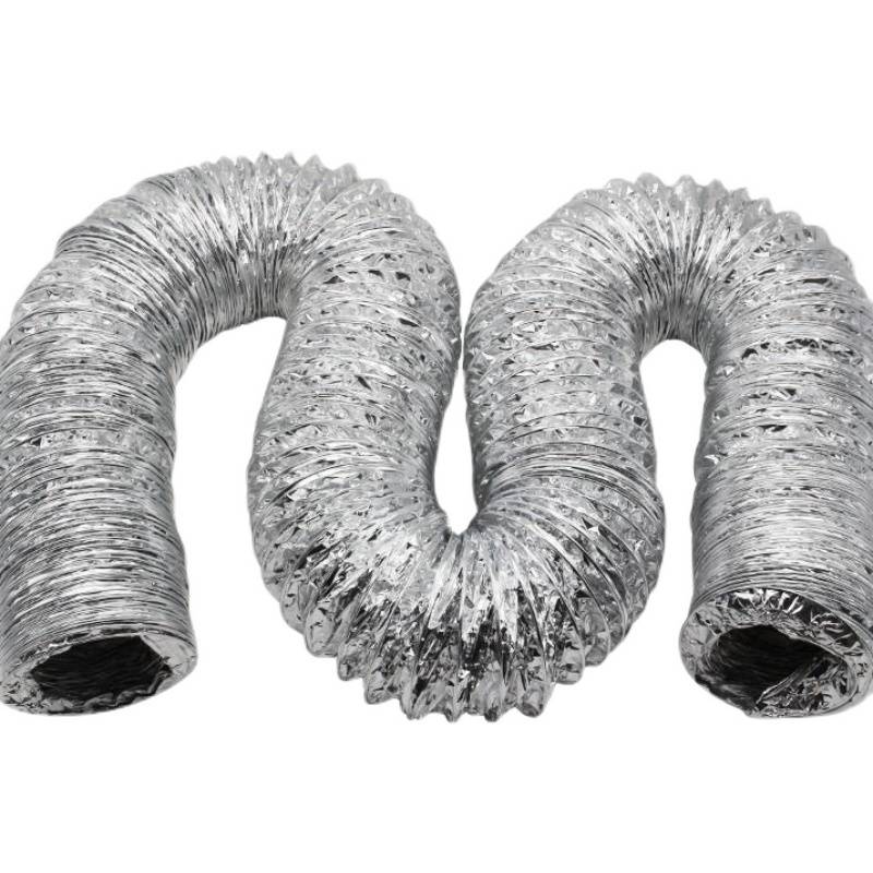 Verm exhaust pipe extension High temperature retractable hose aluminum foil smoke exhaust pipeline ventilation pipeline accessories air replacement fan replacement fans and smoke prevention