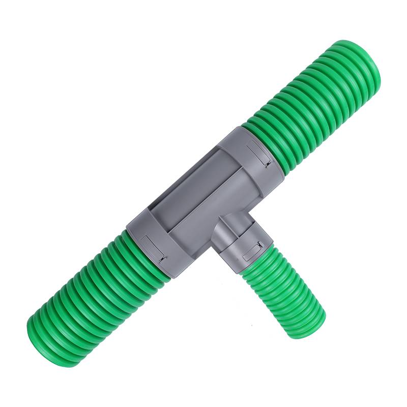 Really as new air system PE pipe accessories directly 90 degrees elbow 75 110 soft PE tube split box oblique three -way wind valve