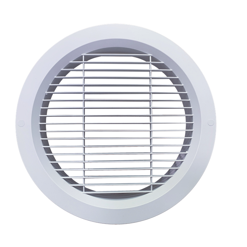 ABS circular air outlet Fresh air system directly blows a large air volume, round -shaped shutter central air -conditioned air -conditioning duct exhaust port