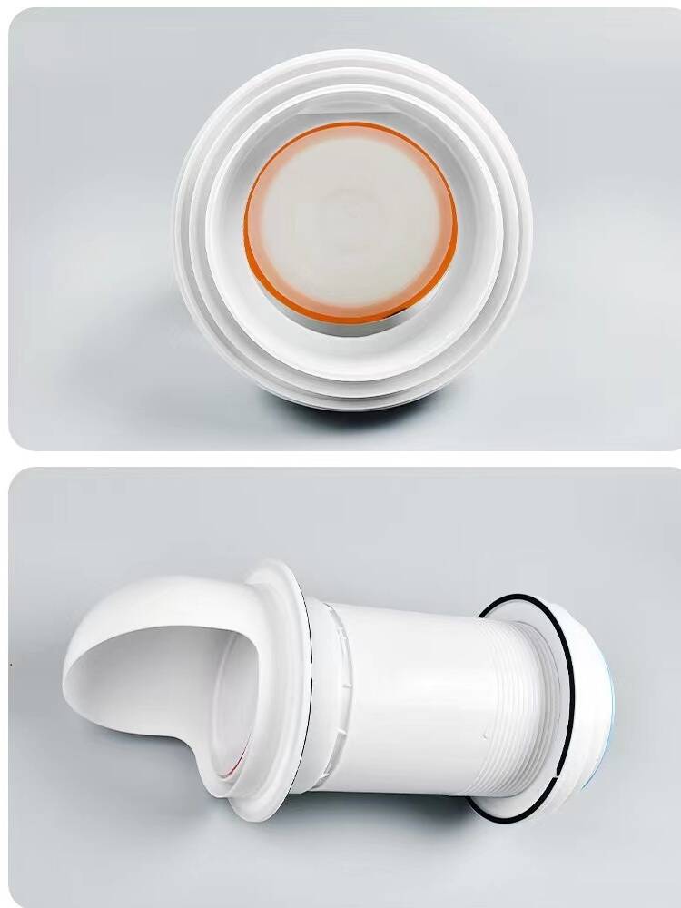 Exterior wall range hood through wall wind hat integrated air outlet air outlet windproof wind cover bathroom indoor installation exhaust rain hat