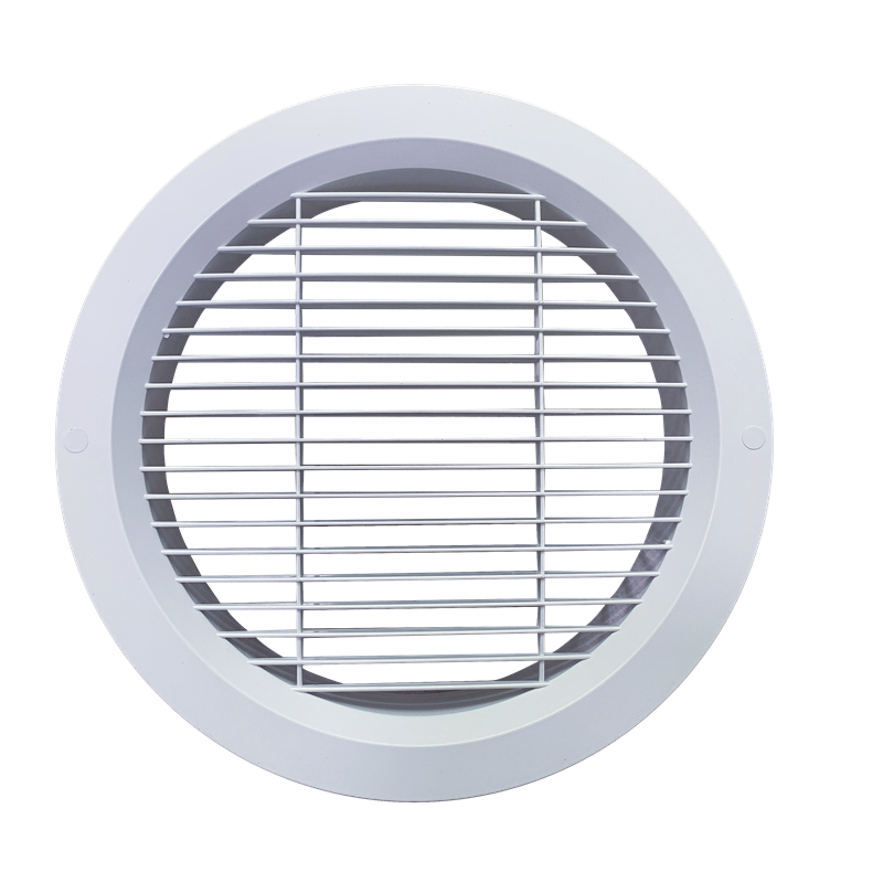 ABS circular air outlet Fresh air system directly blows a large air volume, round -shaped shutter central air -conditioned air -conditioning duct exhaust port