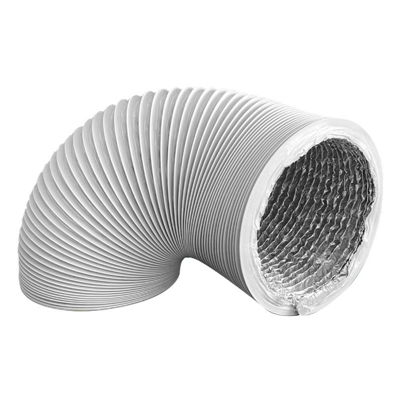Thick telescopic composite aluminum and foil hosted wind tube new pipe system Yuba replacement of European air fan exhaust pipe exhaust pipe