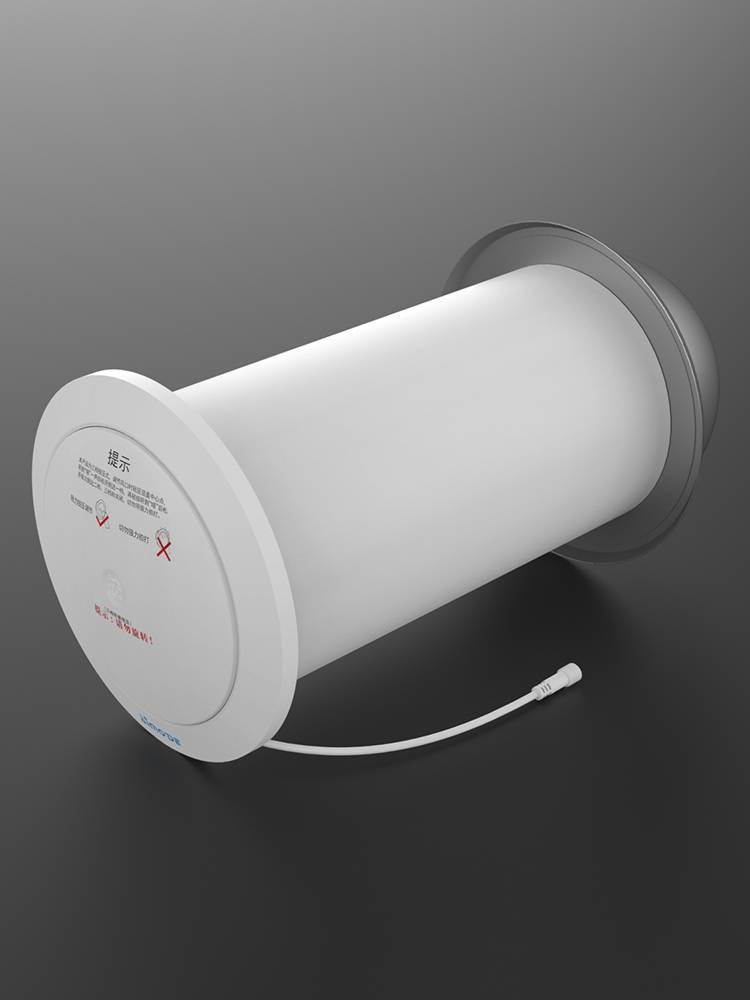 Emud 160#indoor fresh air system Portal ventilation venom unidirectional exhaust machine circular whole house secondary speed adjustment