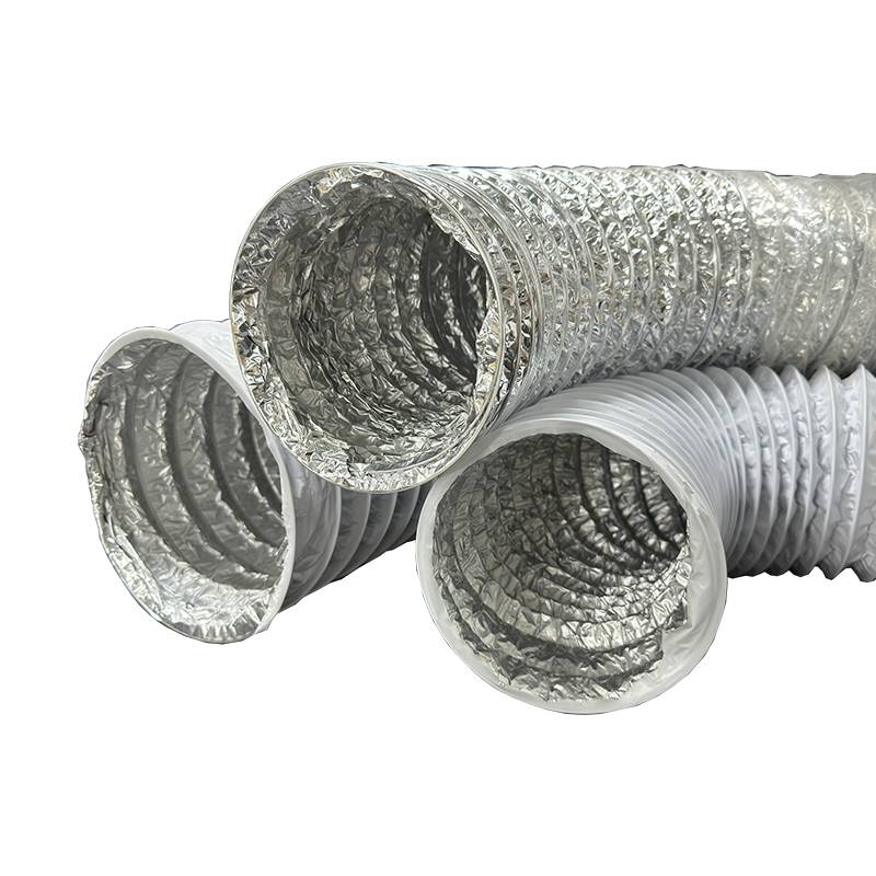 Thickened PVC telescopic composite exhaust pipe fresh air system air -conditioning ventilation air tube hood hood and aluminum foil hose