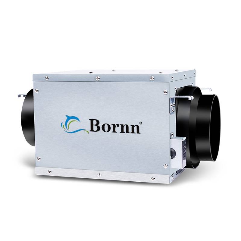 One -way flow positive pressure giving static pipeline fan replacement fan exhaust new air system Commercial Internet cafe hot pot KTV KTV