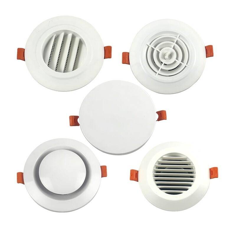 Freshwind card spring out of the air outlet, indoor round louver rotation air outlet fresh air system outlet air outlet exhaust and exhaust