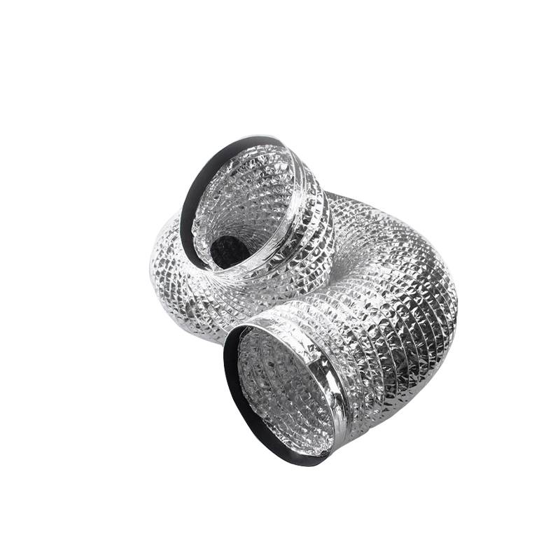 Fresh air system toilet wind warm bathing exhaust pipe toilet toilet integrated hanging soft pipe exhaust exhaust fan aluminum foil