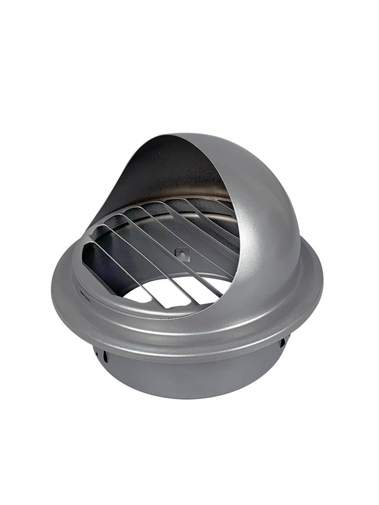 Fresh air system toilet exhaust port wind cover stainless steel hood hood hood outer wall exhaust port air hat