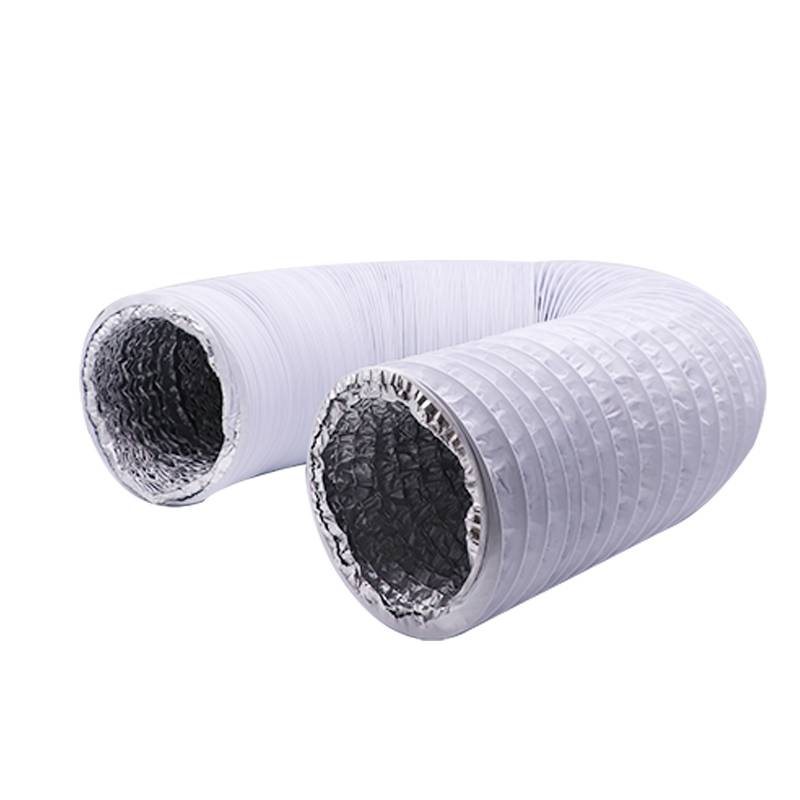 Fresh air hood exhaust pipe bathing tubal bath thickened telescopic exhaust pipe aluminum foil composite hose exhaust pipeline