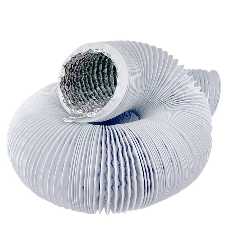 Fresh air hood exhaust pipe bathing tubal bath thickened telescopic exhaust pipe aluminum foil composite hose exhaust pipeline