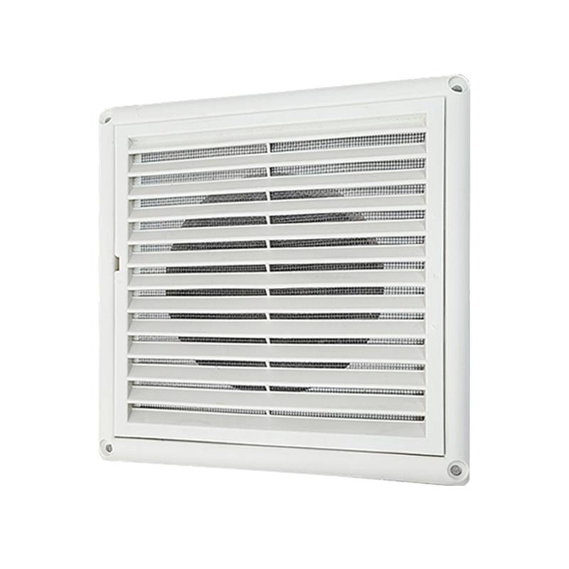 Fresh air system square outlet anti -mosquito blossom passing air outlet Central air -conditioning exhaust port connects a circular exhaust pipe
