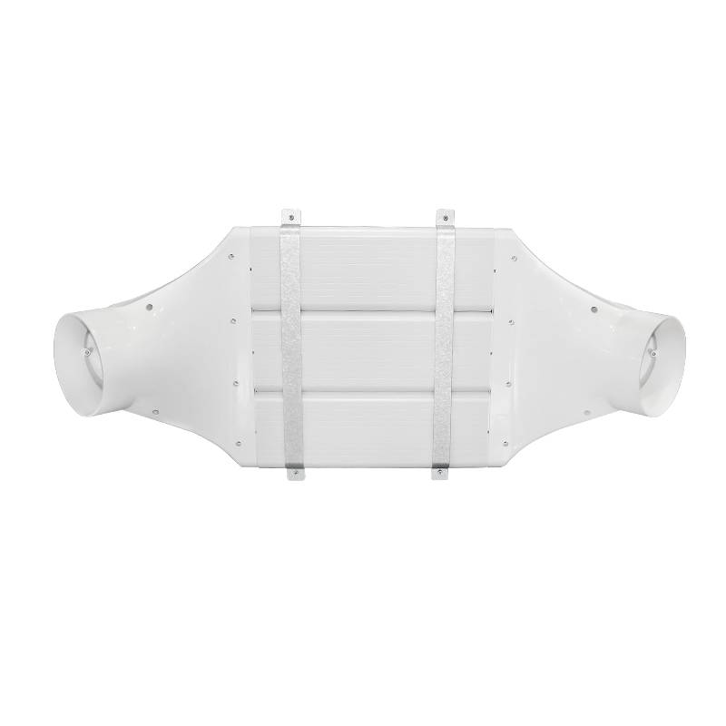 ABS fresh air crossing beam flat tube cross beam and flat pipe indoor fresh air system crossbar transition to avoid punching