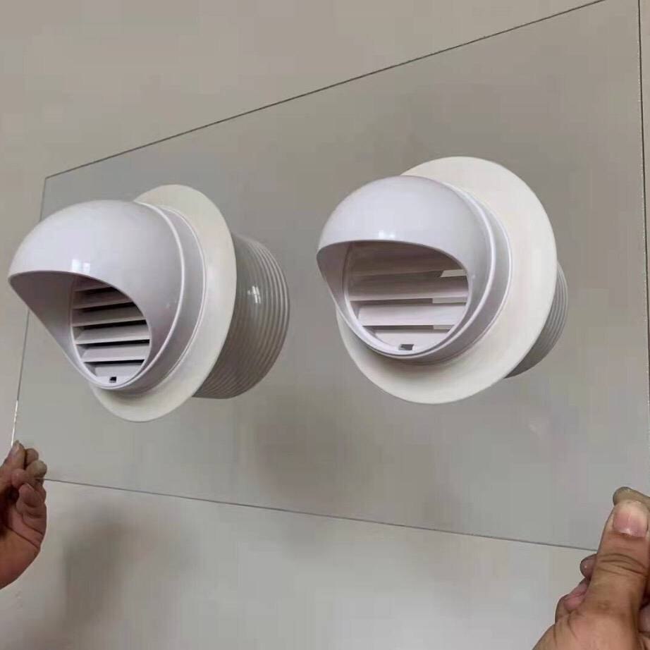 Glass hole special rain cover windproof air -proof hat anti -crawler anti -bird exhaust port exhaust hood wears wall wind cap