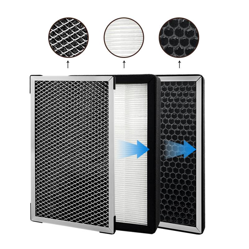 Two -protection indoor air purification box Flux system filter PM2.5 front purifier filter box accessories
