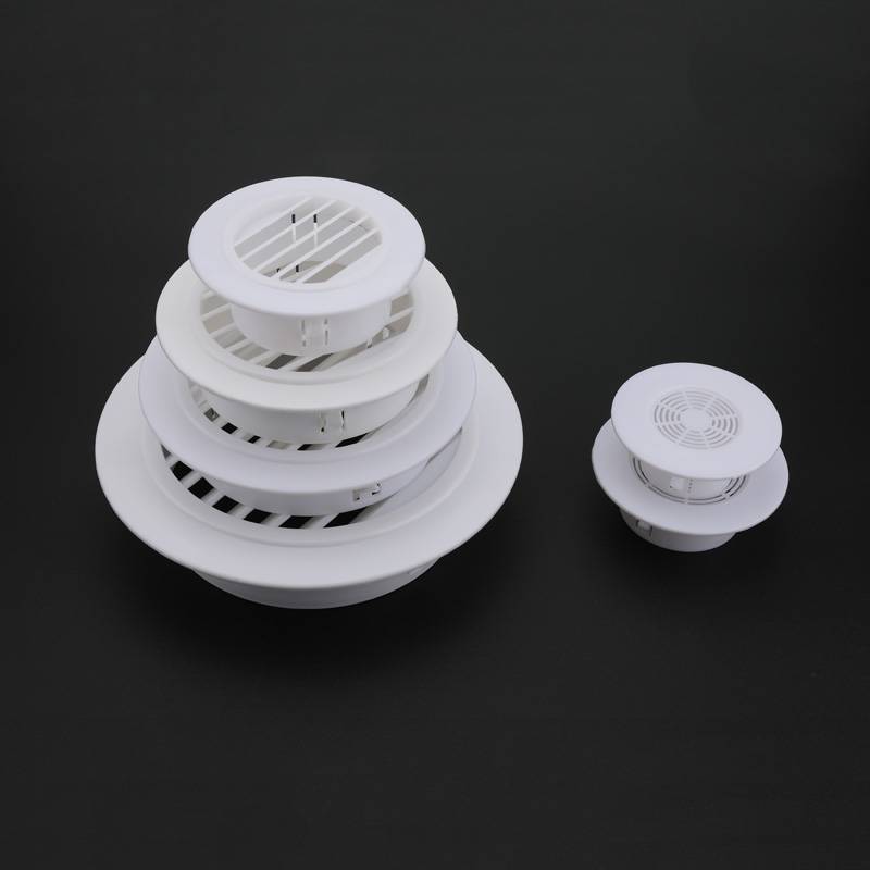 Fresh air central air -conditioning system wall hole rowing circular louver mesh mesh hood replacement exhaust flock decorative cover