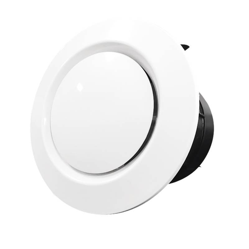 Frozen system outlet exhaust fan Central air -conditioning exhaust mouth is round can adjust 100/150/200