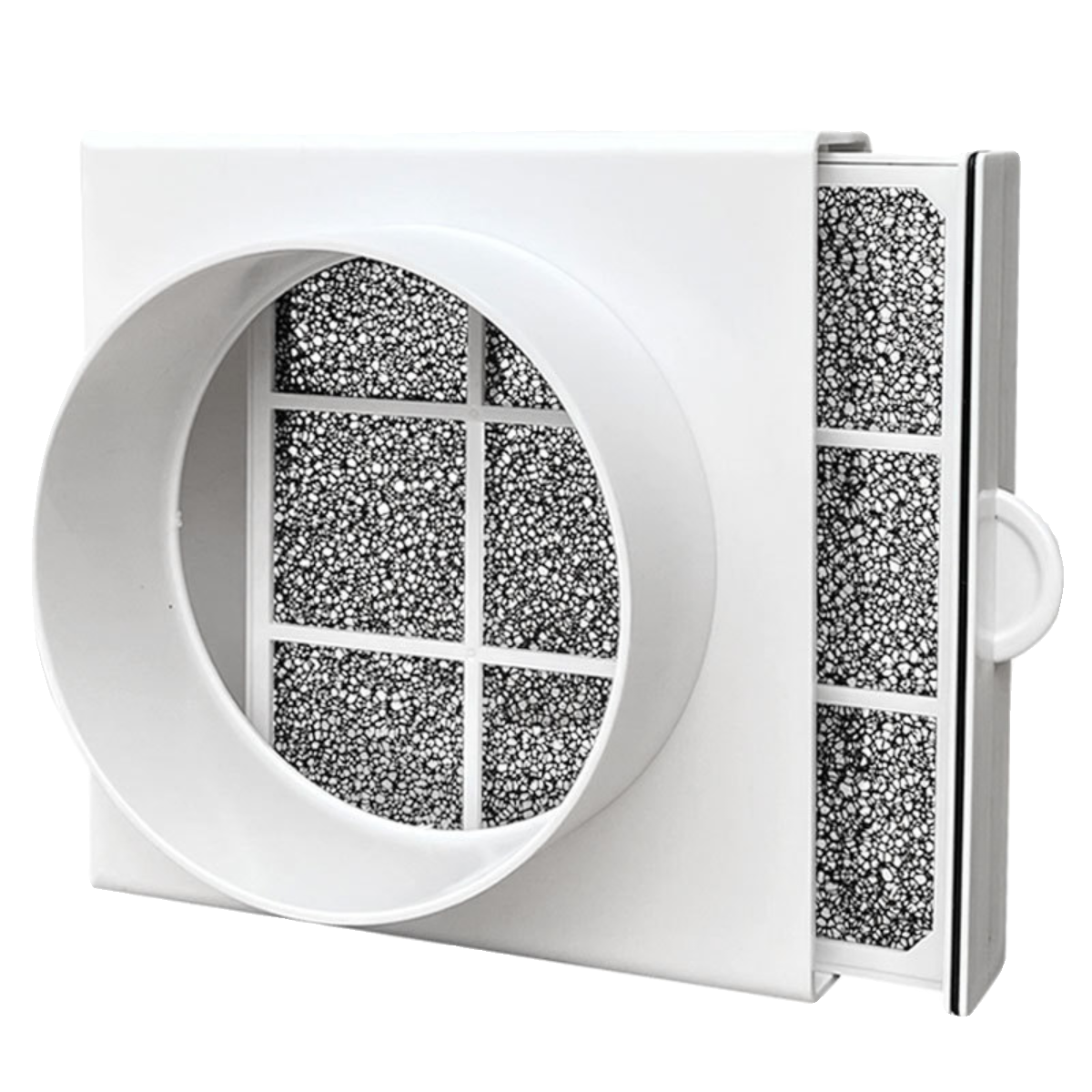Film new air system pipeline air filter ventilation and exhaust fan into the air filter anti -mosquito dust dust